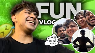 Unlimited Bakch@di  in gym sabko kilsa diya 😂 fun vlog /- हनुमान मंदिर 🚩