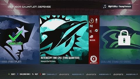 Madden NFL 17 | MUT October Gauntlet Defense Challenge #9 | Intercept the CPU (This Quarter)