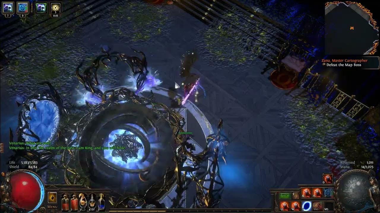 PoE Ball Lightning Miner Cortex Fight YouTube