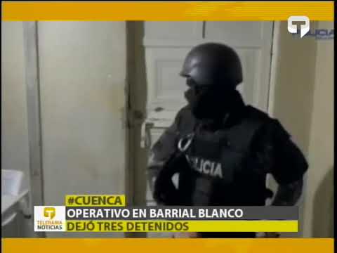 Operativo en Barrial Blanco dejó tres detenidos