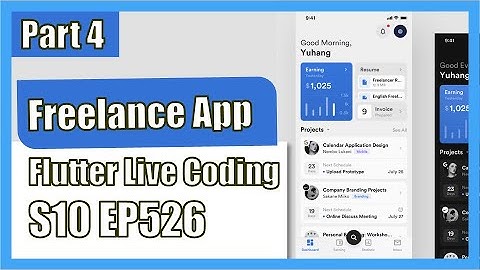 [Flutter] Flutter Live Coding EP526 (Freelance Concept App Part 4)