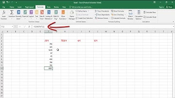 MS Excel Formulas দিয়ে যোগ, বিয়োগ, ভাগ, গুণ, করুন সহজে || MS excel 2019 Tutorial