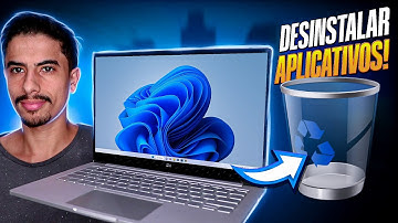 Como DESINSTALAR APLICATIVOS no PC com WINDOWS!
