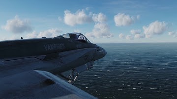DCS: F/A-18 Hornet Carrier Case 1 Landing Cinematic