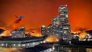 Apocalyptic Footage from Canada! Crazy Wildfires in Kelowna and Okanagan, BC