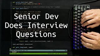 ASMR Programming - Senior Dev Does Beginner Python Exercises - No Talking screenshot 5