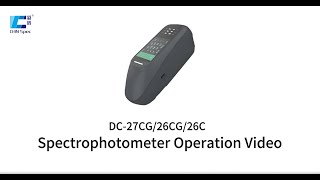 Chnspec Dc-27Cg26Cg26C Spectrophotometer Operation Video