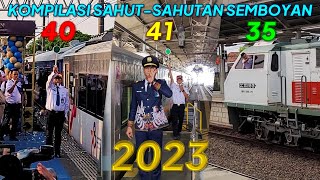 Aksi Sahut-Sahutan PPKA, Kondektur, dan Masinis Semboyan 40, 41, 35 | Spesial Akhir Tahun 2023