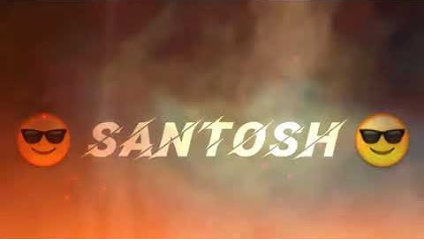 Santosh name whatsapp Status | Name Art status video | Whatsapp status video | Name Art | Name Art |