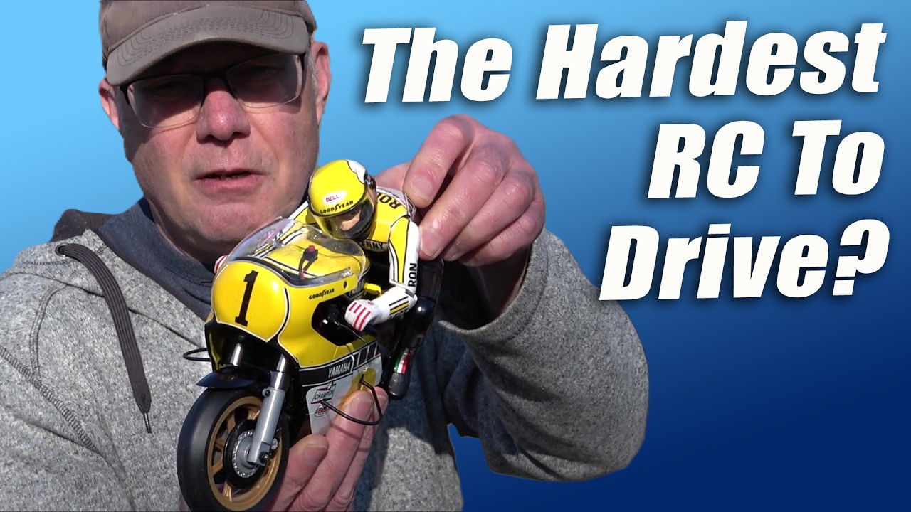 The Hardest RC To Drive! Kyosho YZR500 Hanging On Racer Test Run