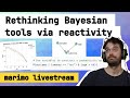Rethinking Bayesian tools via reactivity