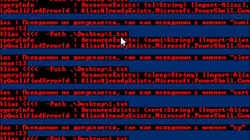 Управление псевдонимами в Windows PowerShell 2.0
