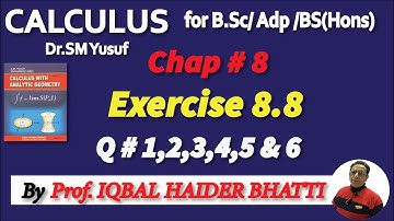 Chap#8 |Analytic Geometry of 3 Dimensions| Exercise 8.8 Q 1,2,3,4,5 & 6|Calculus by SM Yusuf lec 59