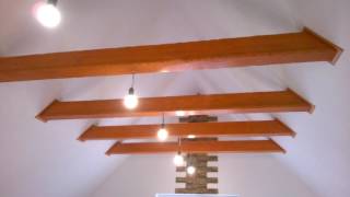 декоративные балки из натурального дерева ч.2/Decorative beams made of natural wood