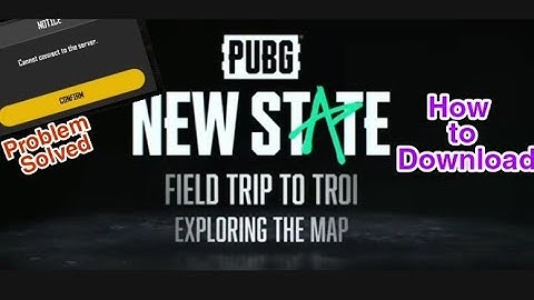 How to Download Pubg Mobile New state + Server Problem fix || PUBG MOBILE NEW STATE