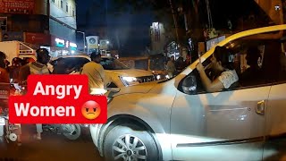 Angry Ladies Silence Motorist After Hitting Scooter