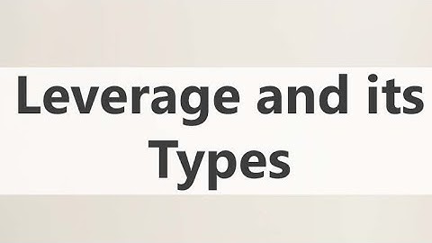 Leverage and its Types | Financial Management |Ca Raja Classes