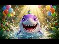 El Cumpleaños del Tiburón Bebé y el Pastel Gigante 🎂 Canciones Infantiles y Rimas para Niños y Bebés