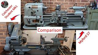 Colchester Student & Myford Lathe Comparison