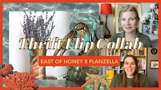 Mystery Thrift Swap Challenge: DIY Collage Decoupage, Thrift Flip Art with East of Honey, Collage