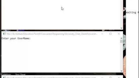 chat server and client with c#