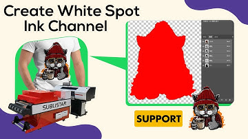 How to create a white spot ink channel with Adobe Photoshop? -- SUBLISTAR