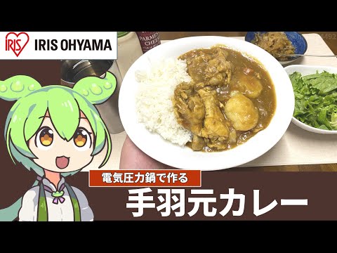 【1月22日はカレーの日】アイリスオーヤマの電気圧力鍋で手羽元カレー