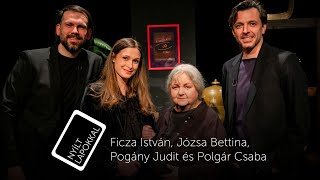 Nyílt lapokkal: Ficza István, Józsa Bettina, Pogány Judit és Polgár Csaba