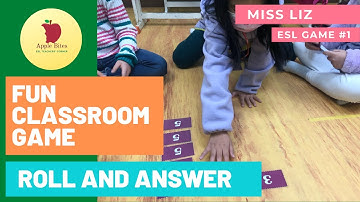 English Class Games and Activities | ROLL AND ANSWER GAME | #EslGames