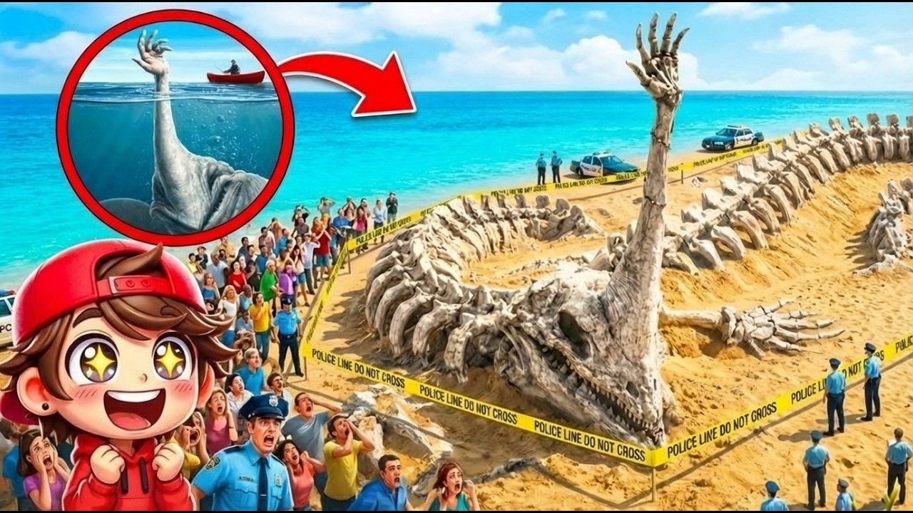 A DRONE captures HAND SEA GIANT WHAT HAPPENED TO HAND SEA in REAL LIFE ...