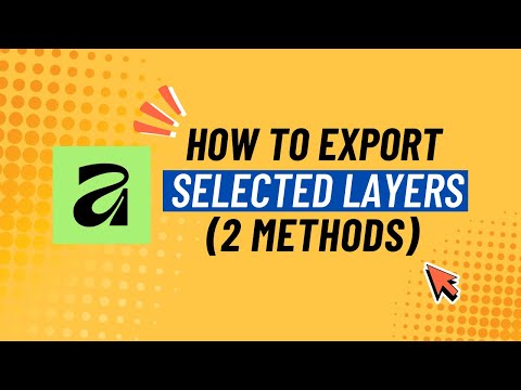 How to Export Selected Layers or Groups in Affinity v3 (2 Easy Methods)