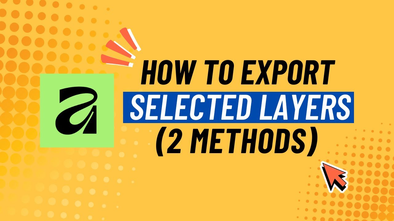 Как экспортировать выбранные слои или группы в Affinity v3 (2 простых способа)