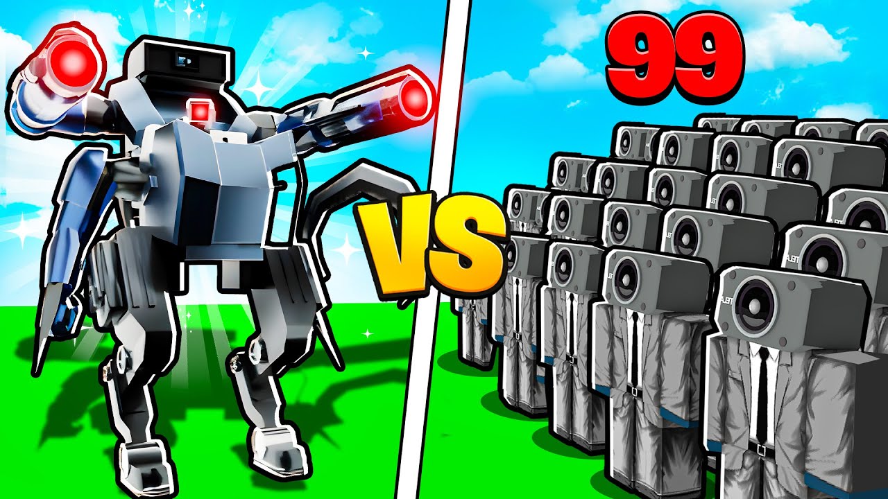 99 Speakermen vs 1 MECH CAMERAMAN