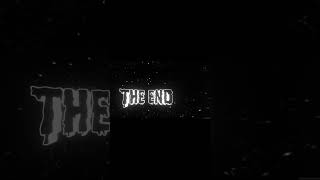 THE END - футаж № 97