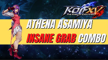 KOFXV Athena Command Grab 78% Damage! [The King of Fighters XV] KOF XV