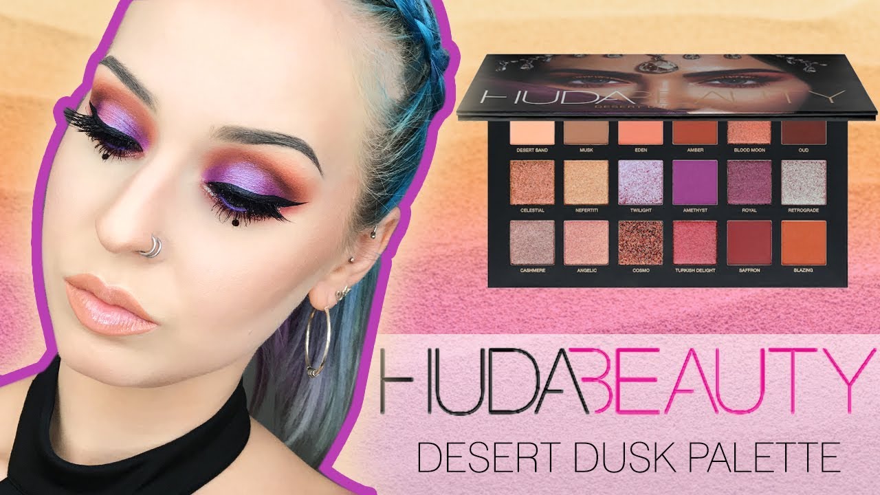 Huda Beauty DESERT DUSK Palette Makeup Tutorial YouTube