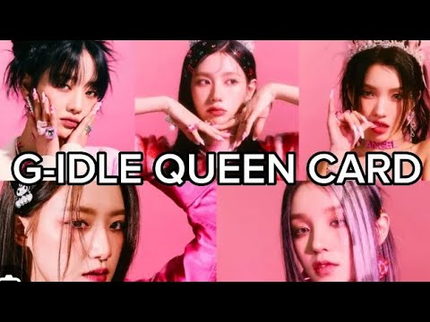Queen card g. Квин кард. Соен Queen Card. Queen Card Gidle. Соён g Idle Queen Card.