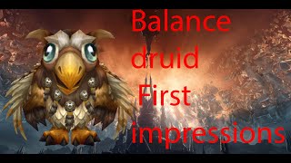 First impressions - Balance druid shadowlands beta