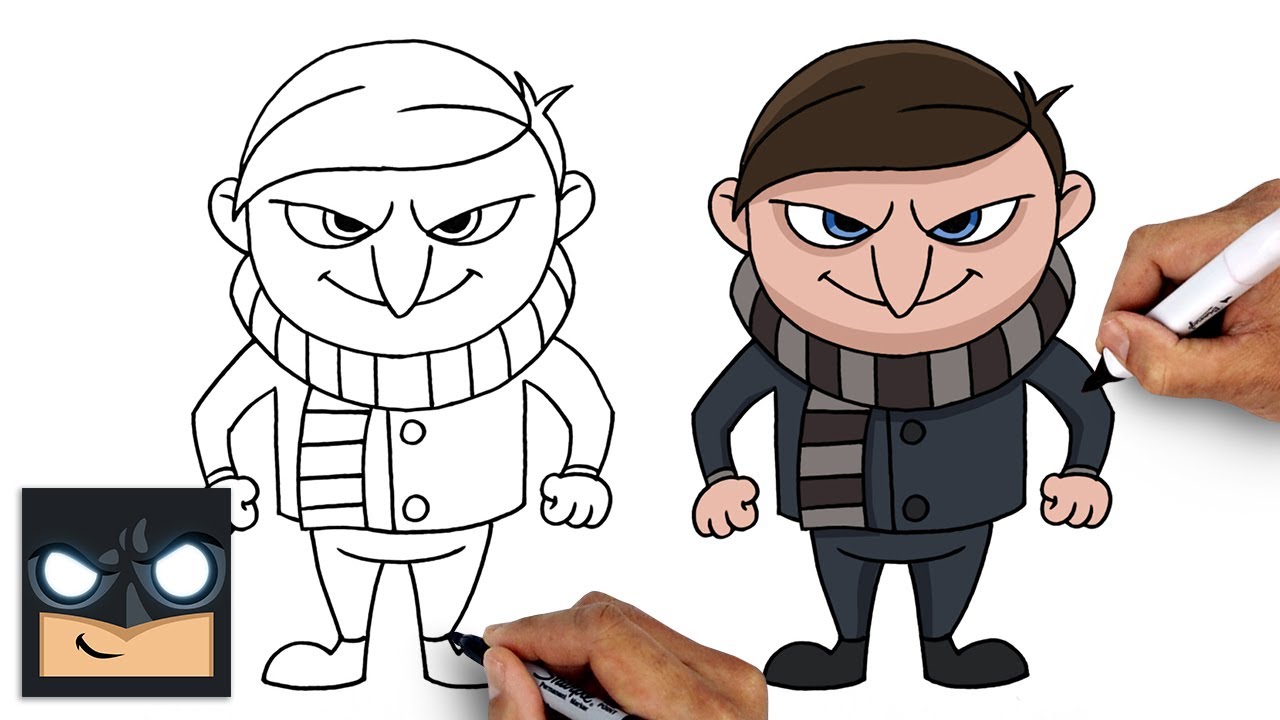 How To Draw Gru | Rise of Minions