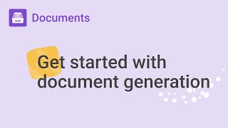 Get started with Plumsail document generation tool