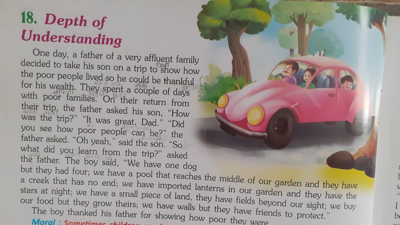 62| Depth of understanding| English reading practice | vocabulary| translation| story|