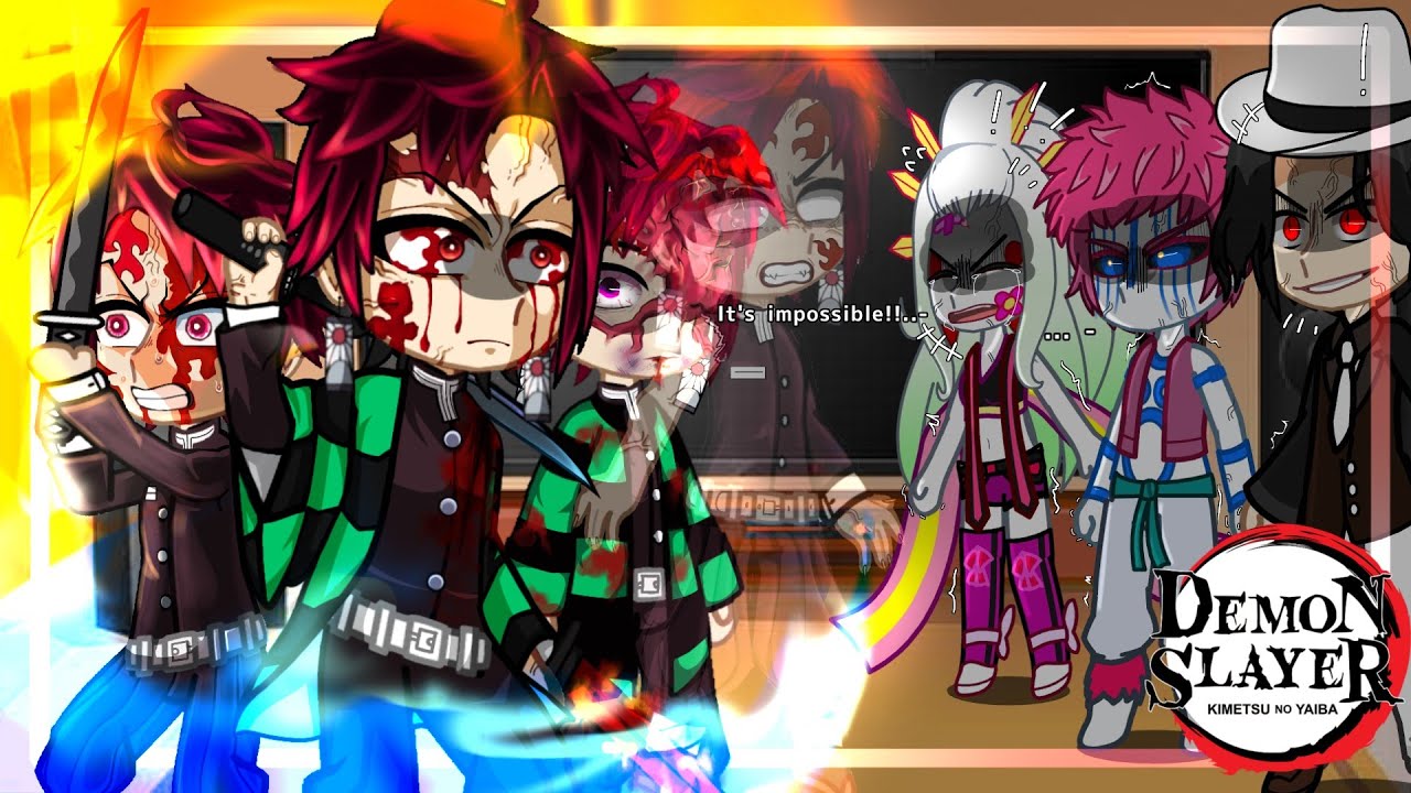 {🇺🇸/🇷🇺}•|• Past Uppermoons + Muzan react to TANJIRO KAMADO •|•-All parts-•|• //MANGA SPOILERS//