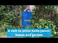 A visit to artist katie james artists house and garden  jewel colours and a rich palette x