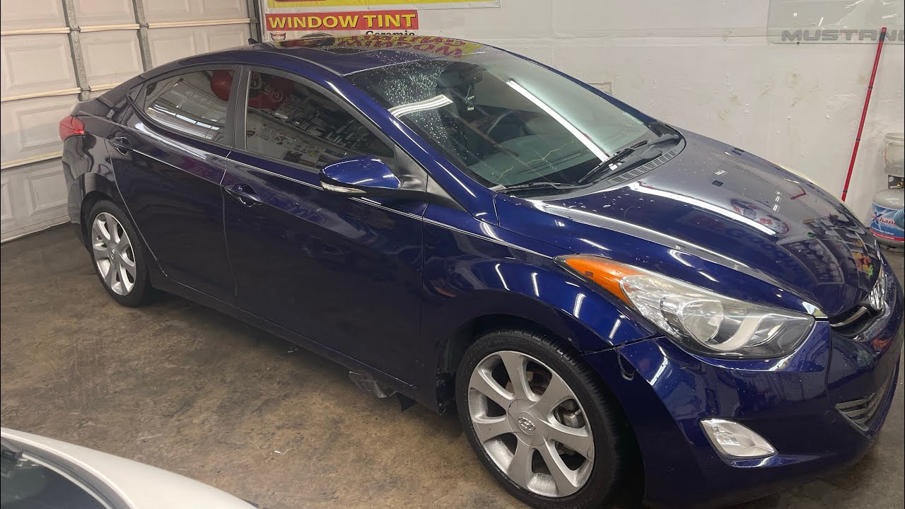 2012 Hyundai ELANTRA window tint YouTube