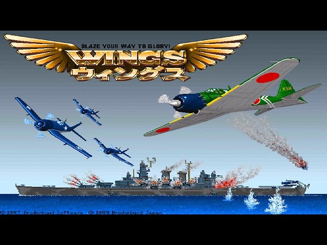 【X68000ソフト】WINGS ウィングス X68000 Wings】ウィングス♯02. Level 下士官・第2次攻撃 - YouTube