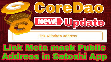 CoreDao New Important Update || Link Your Withdraw Address || Surprise is Coming #mining #core #btc