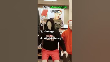 They Thought He Was a Real Mannequin  😂  #shorts