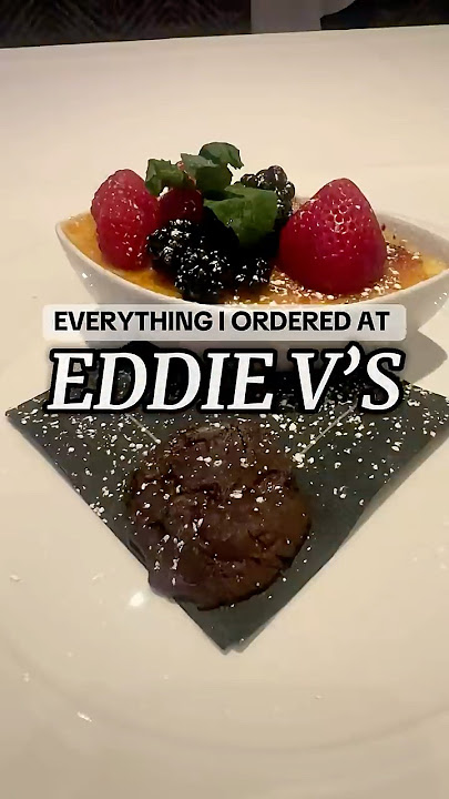 EDDIE V’S in Tysons Corner ⭐️⭐️⭐️⭐️ perfect birthday dinner spot in the  #dmvfoodie #foodreview