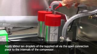 TF F95 or TF F160 - How to lubricate the compressor