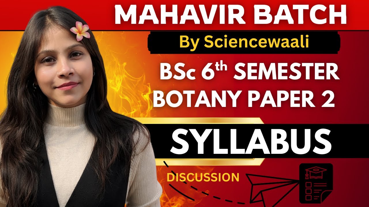 Bsc 6th semester Botany paper 2 syllabus discussion 💯🔥| Bilingual ...